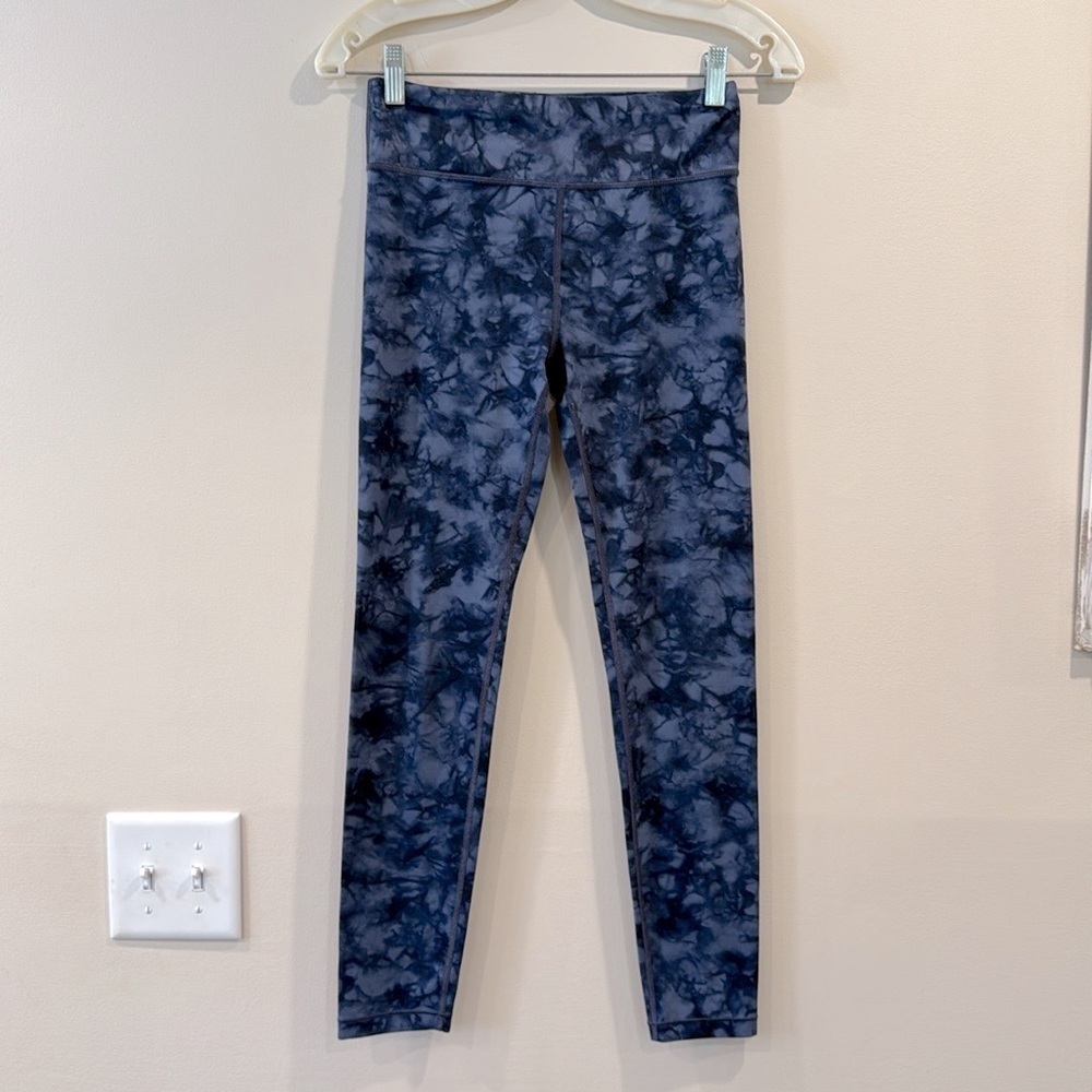 🔥Athleta Girl High Rise Printed Leggings - Blue🔥